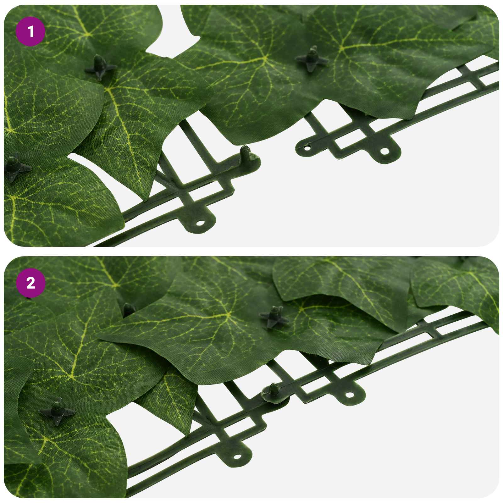 vidaXL Balcony Screen with Leaves Green 600 x 150 cm 6