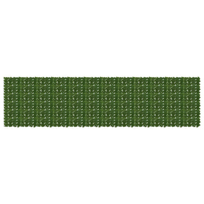 vidaXL Balcony Screen with Leaves Green 600 x 150 cm 1