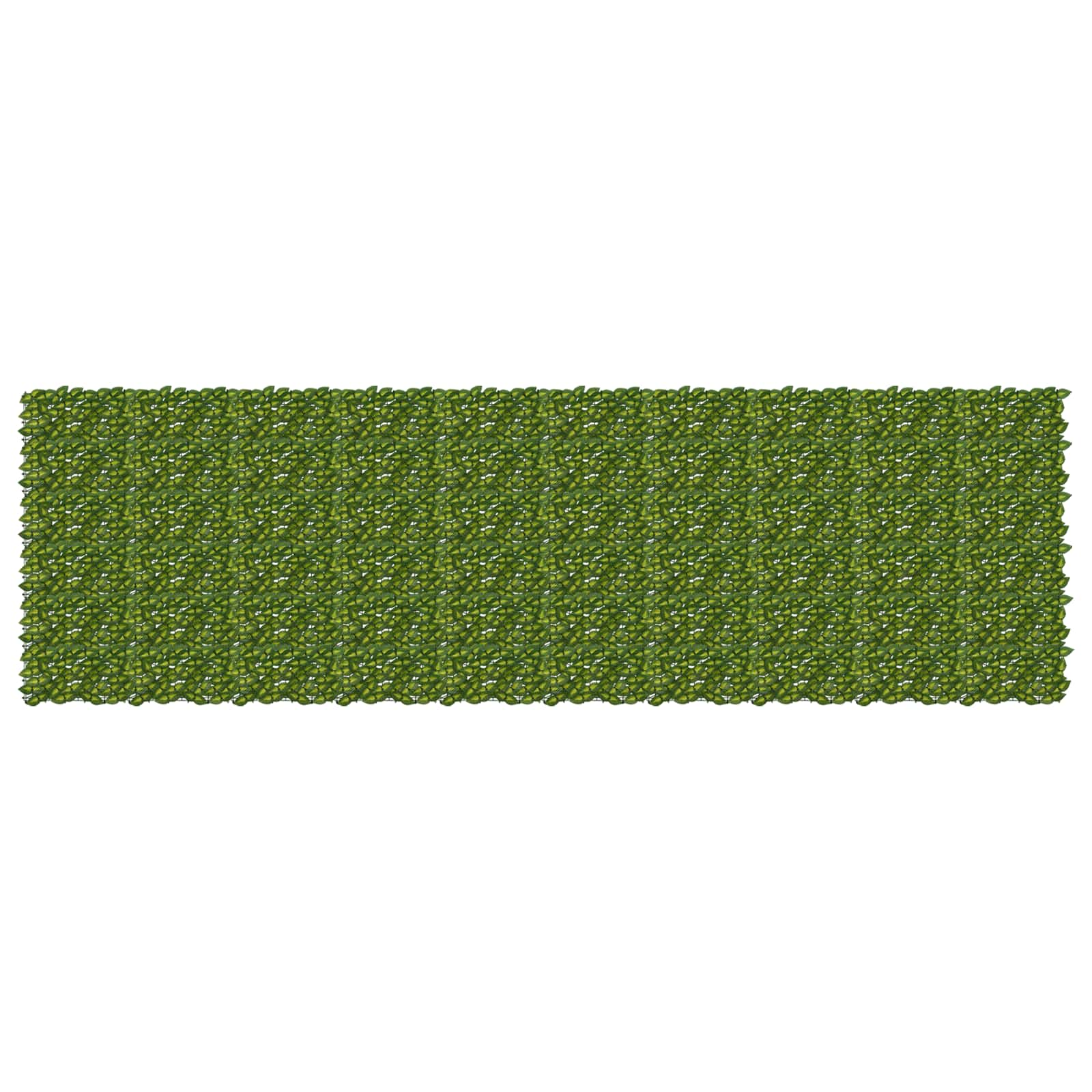 vidaXL Balcony Screen with Leaves Green and Yellow 500 x 150 cm 1