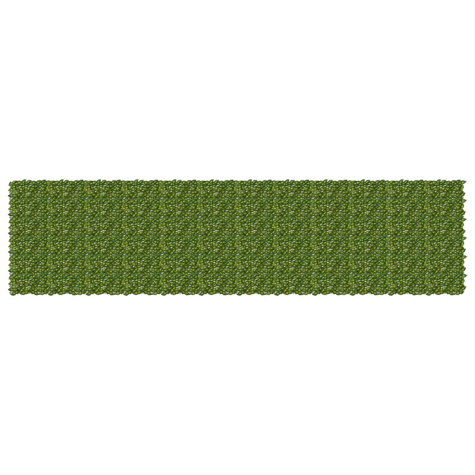 vidaXL Balcony Screen with Leaves Green and Yellow 600 x 150 cm 1