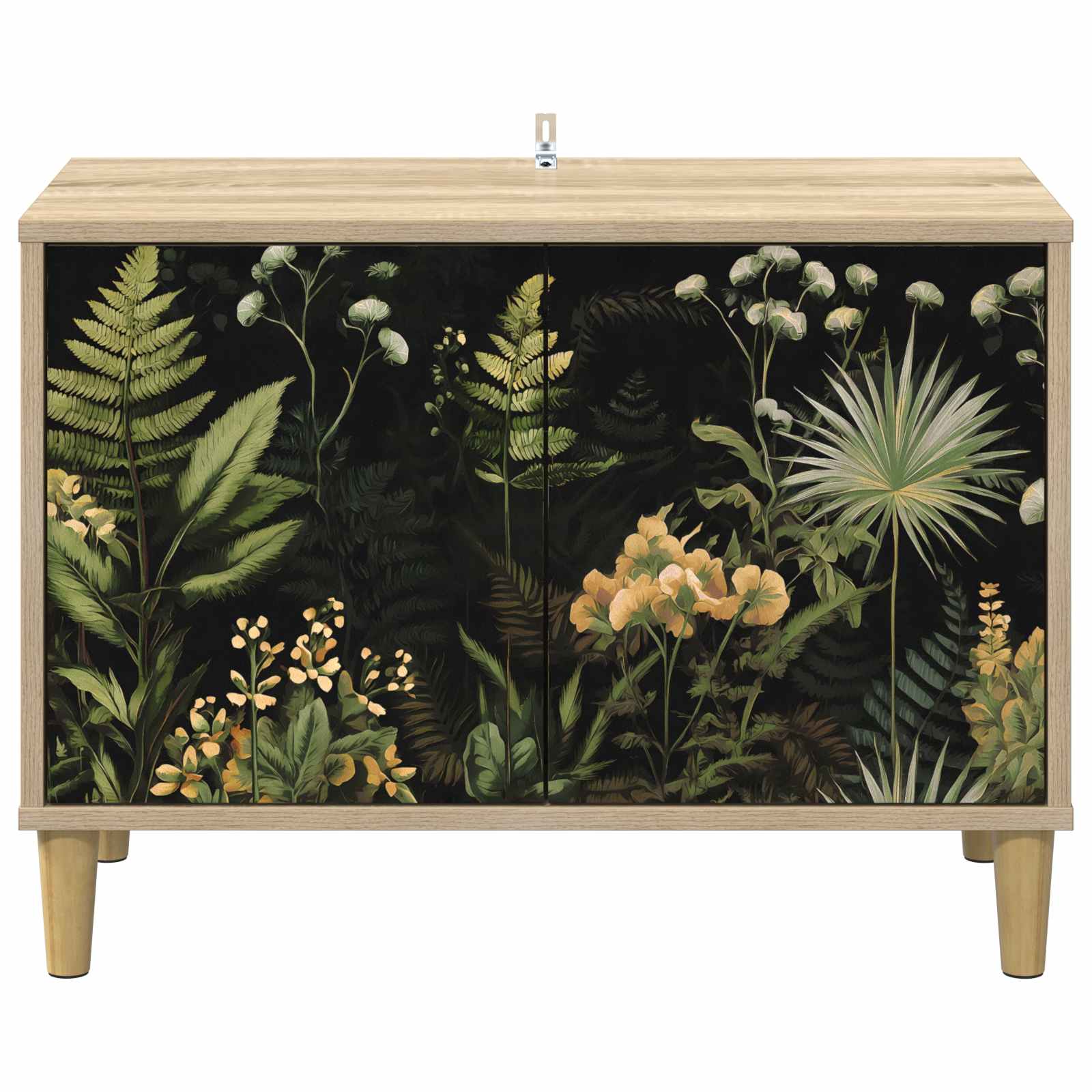 vidaXL TV Cabinet RHENEN 69 x 33 x 50 cm Sonoma Engineered Wood 4