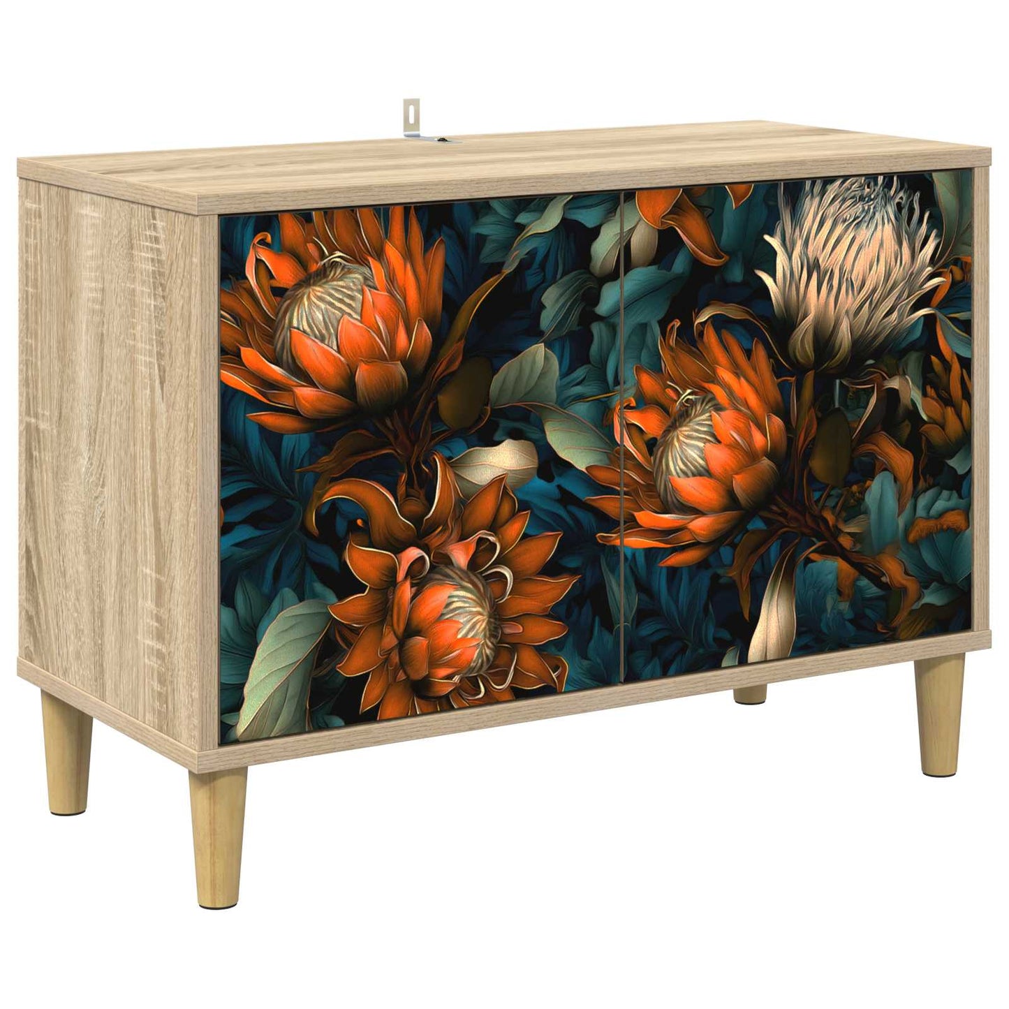 vidaXL TV Cabinet LOCHEM 69 x 33 x 50 cm Sonoma Engineered Wood 2