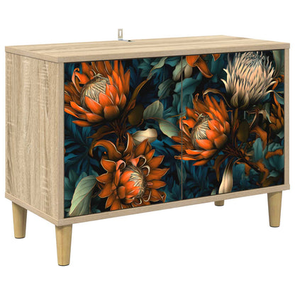 vidaXL TV Cabinet LOCHEM 69 x 33 x 50 cm Sonoma Engineered Wood 2