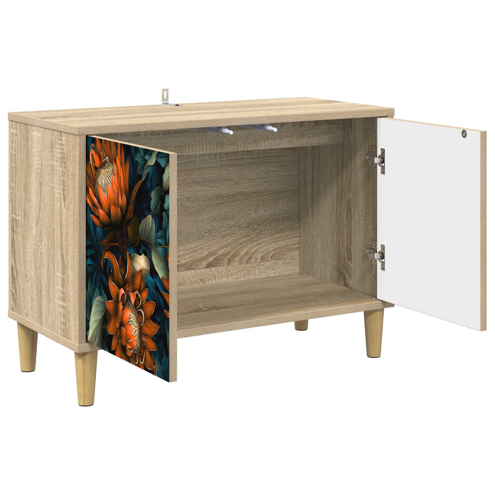 vidaXL TV Cabinet LOCHEM 69 x 33 x 50 cm Sonoma Engineered Wood 3