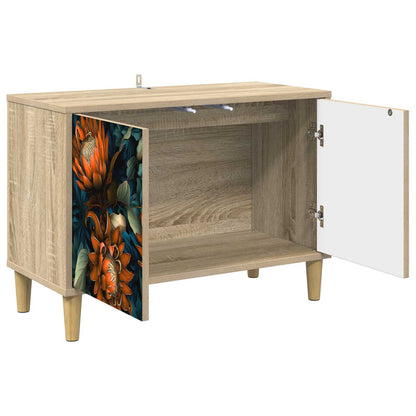 vidaXL TV Cabinet LOCHEM 69 x 33 x 50 cm Sonoma Engineered Wood 3