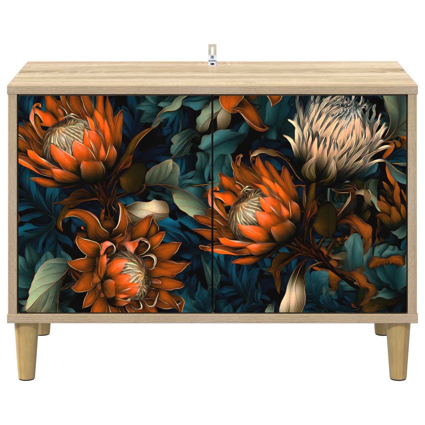 vidaXL TV Cabinet LOCHEM 69 x 33 x 50 cm Sonoma Engineered Wood 4