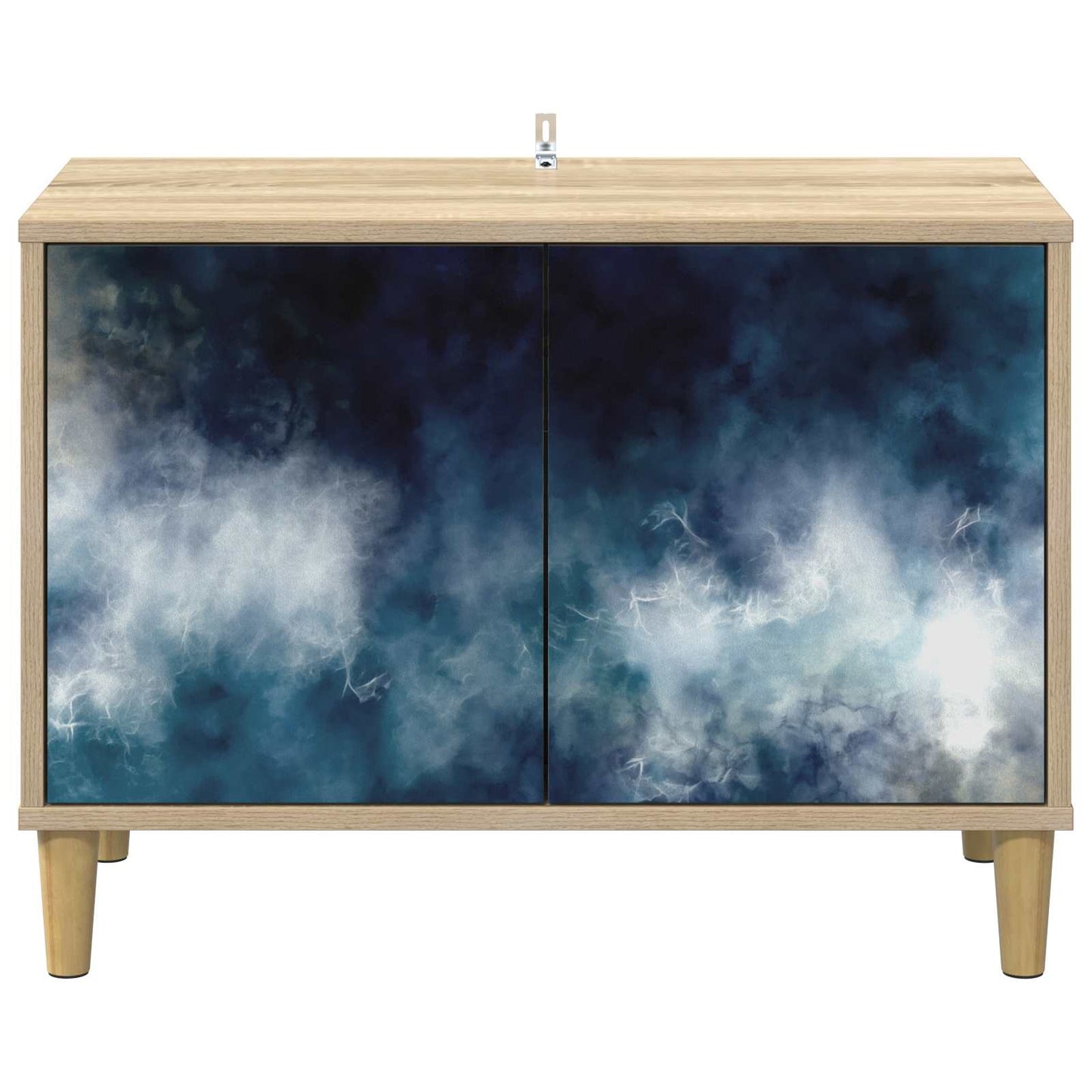 vidaXL TV Cabinet RAALTE 69 x 33 x 50 cm Sonoma Engineered Wood 4