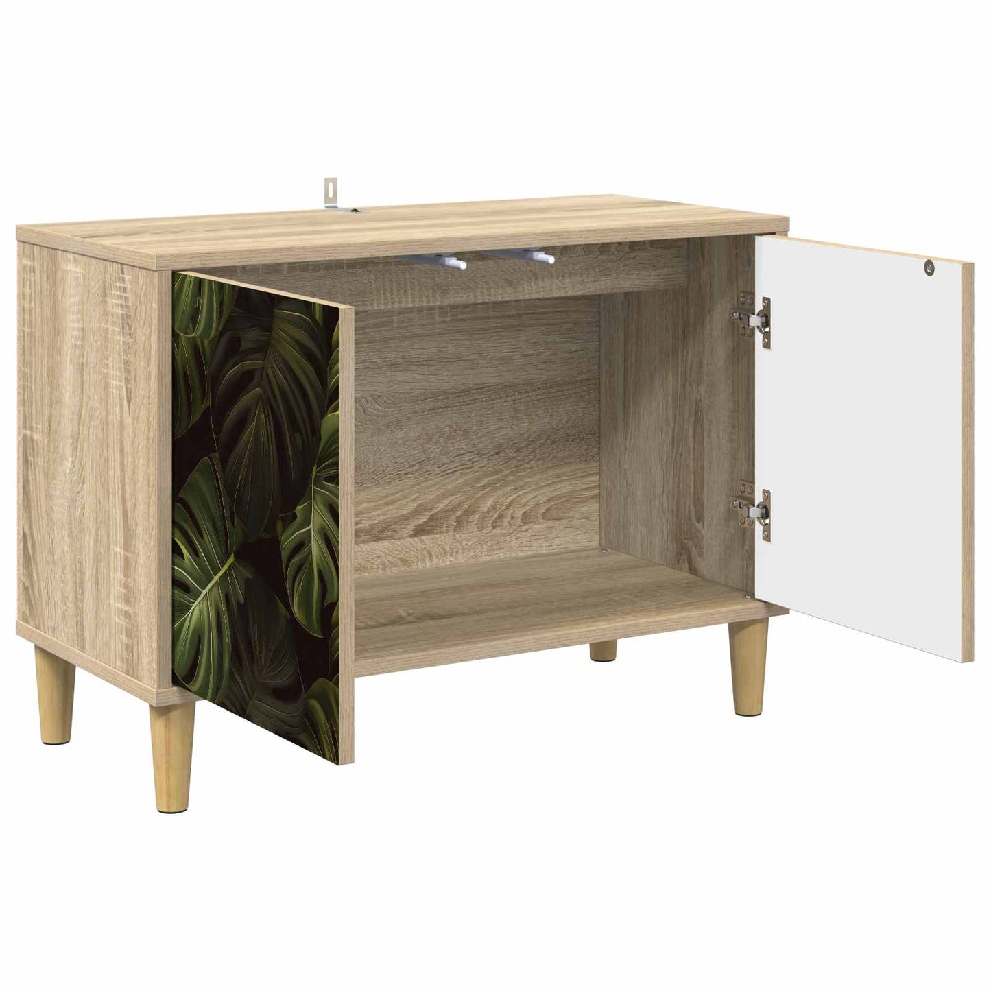 vidaXL TV Cabinet ELBURG 69 x 33 x 50 cm Sonoma Engineered Wood 3