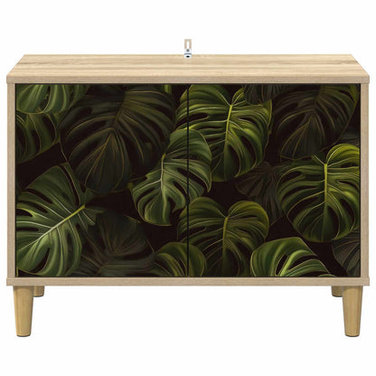 vidaXL TV Cabinet ELBURG 69 x 33 x 50 cm Sonoma Engineered Wood 4