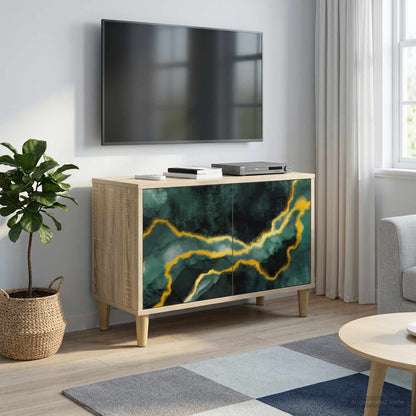 vidaXL TV Cabinet WIJHE 69 x 33 x 50 cm Sonoma Engineered Wood 1