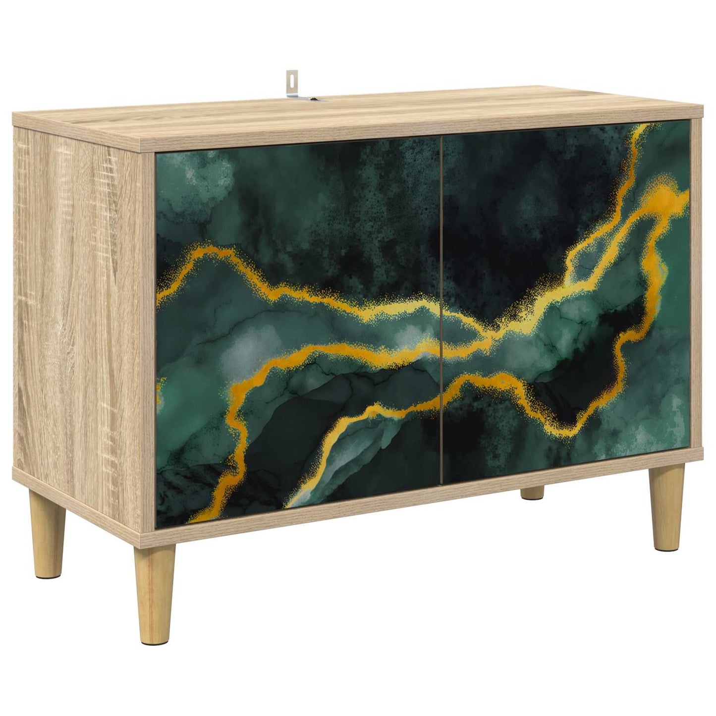 vidaXL TV Cabinet WIJHE 69 x 33 x 50 cm Sonoma Engineered Wood 2
