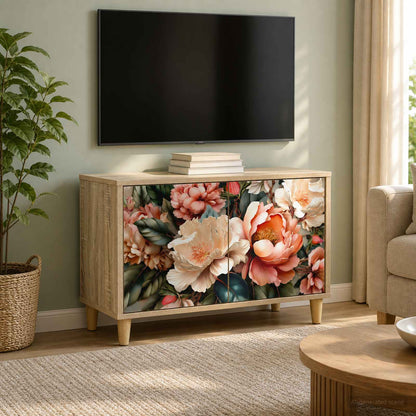 vidaXL TV Cabinet BORNE 69 x 33 x 50 cm Sonoma Engineered Wood 1