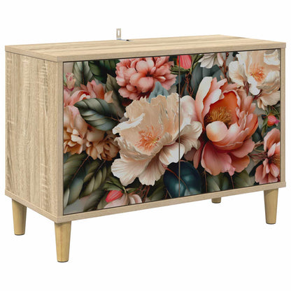 vidaXL TV Cabinet BORNE 69 x 33 x 50 cm Sonoma Engineered Wood 2