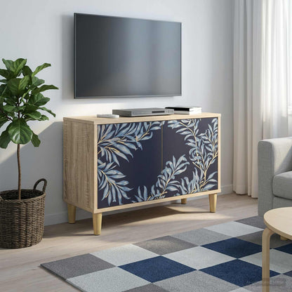 vidaXL TV Cabinet DOKKUM 69 x 33 x 50 cm Sonoma Engineered Wood 1