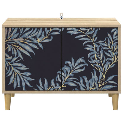 vidaXL TV Cabinet DOKKUM 69 x 33 x 50 cm Sonoma Engineered Wood 4