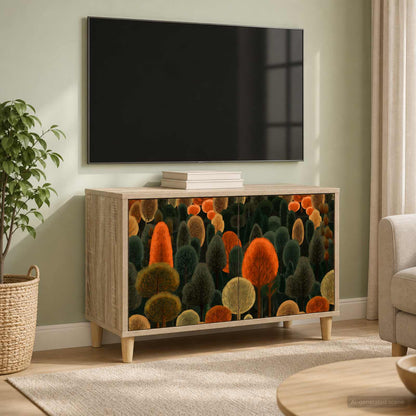vidaXL TV Cabinet ZAANDAM 69 x 33 x 50 cm Sonoma Engineered Wood 1