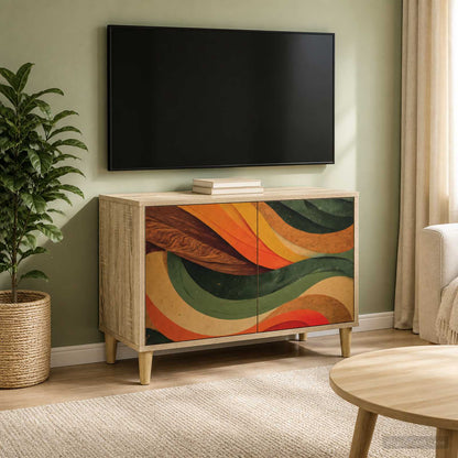 vidaXL TV Cabinet BONN 69 x 33 x 50 cm Sonoma Engineered Wood 1