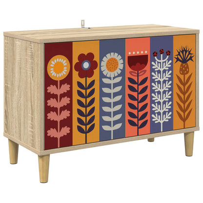 vidaXL TV Cabinet ESSEN 69 x 33 x 50 cm Sonoma Engineered Wood 2