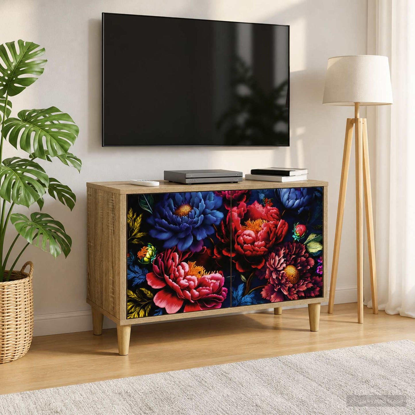 vidaXL TV Cabinet KIEL 69 x 33 x 50 cm Sonoma Engineered Wood 1