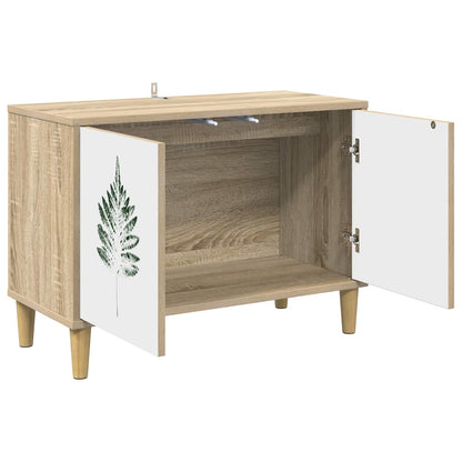 vidaXL TV Cabinet HANAU 69 x 33 x 50 cm Sonoma Engineered Wood 3
