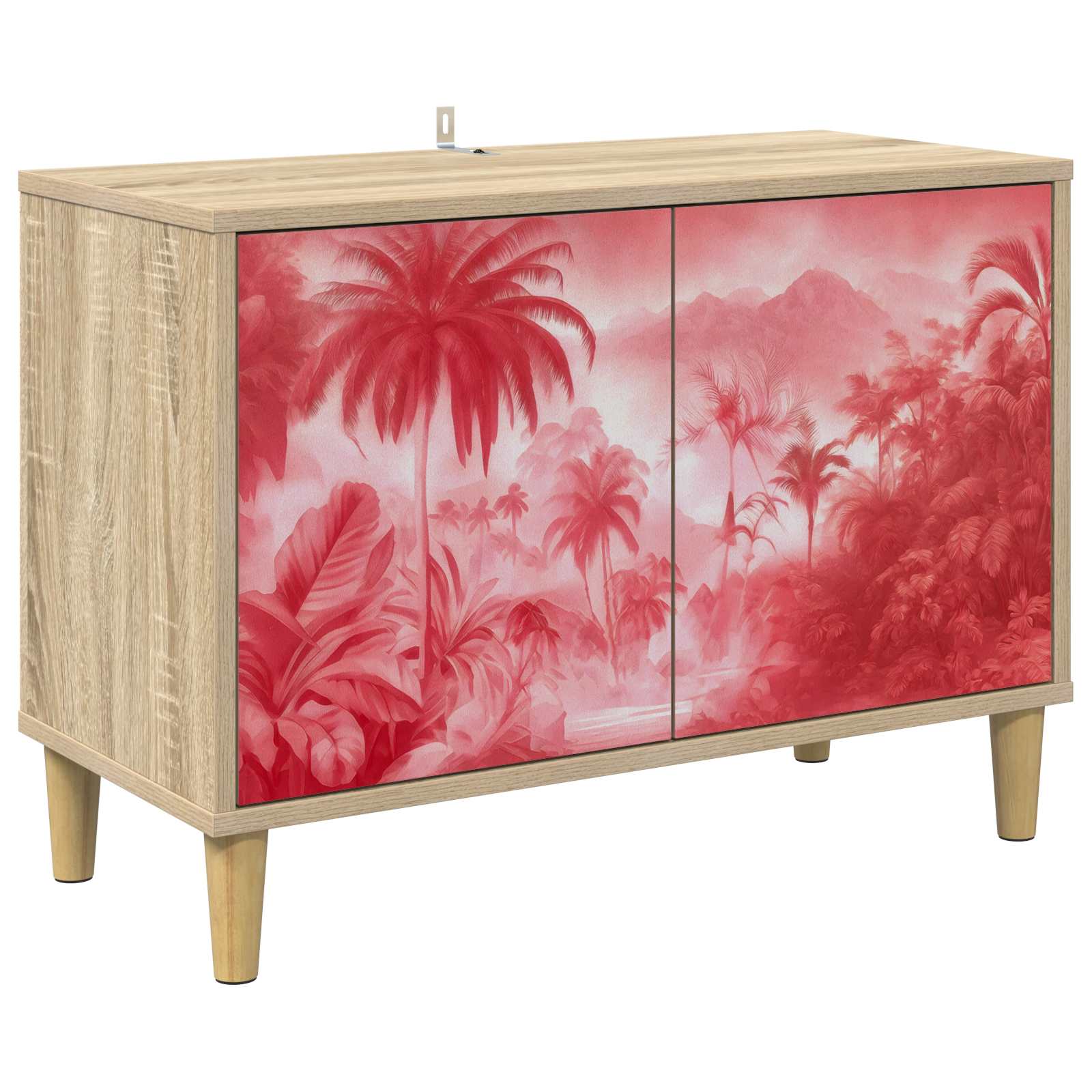 vidaXL TV Cabinet AACHEN 69 x 33 x 50 cm Sonoma Engineered Wood 2