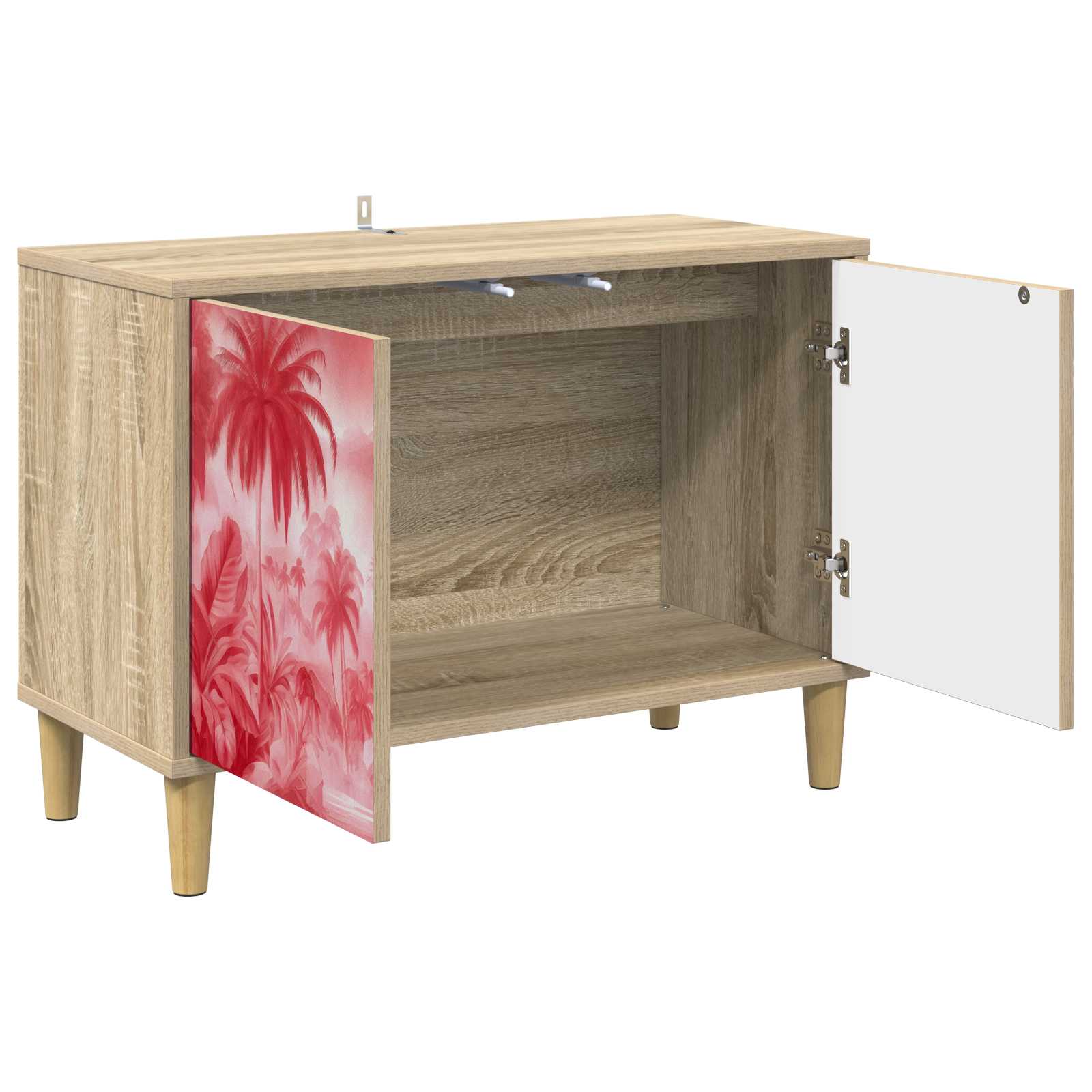 vidaXL TV Cabinet AACHEN 69 x 33 x 50 cm Sonoma Engineered Wood 3