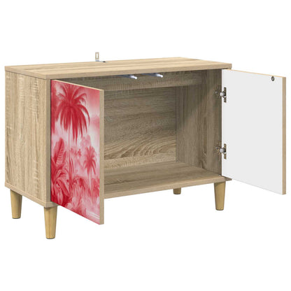 vidaXL TV Cabinet AACHEN 69 x 33 x 50 cm Sonoma Engineered Wood 3
