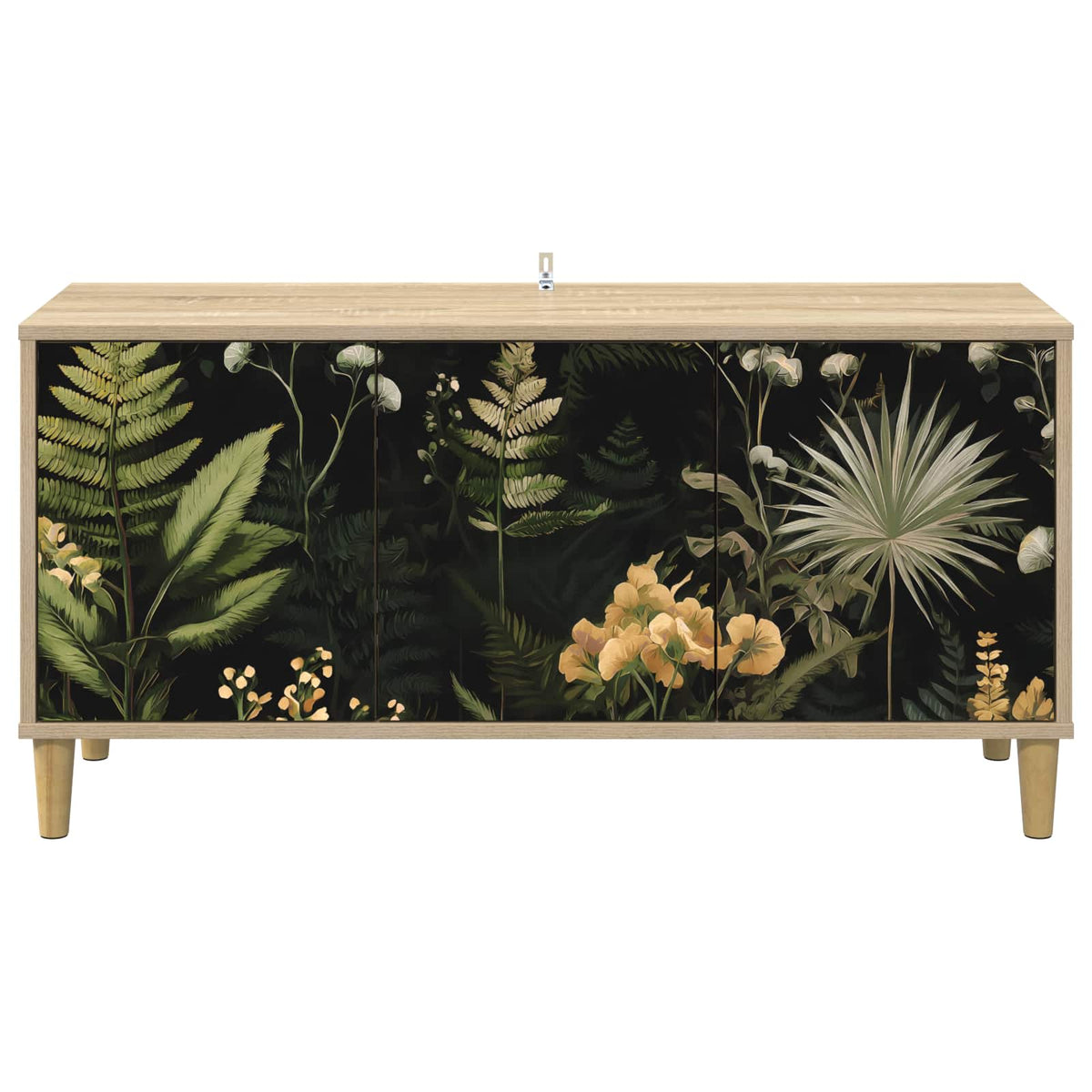 vidaXL TV Cabinet RHENEN 102 x 33 x 50 cm Sonoma Engineered Wood 4