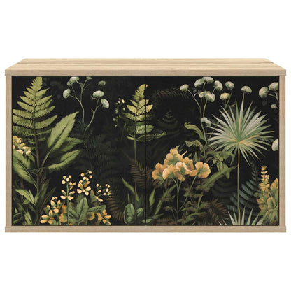 vidaXL Wall-mounted TV Cabinet RHENEN 69 x 33 x 40 cm Sonoma Oak 3