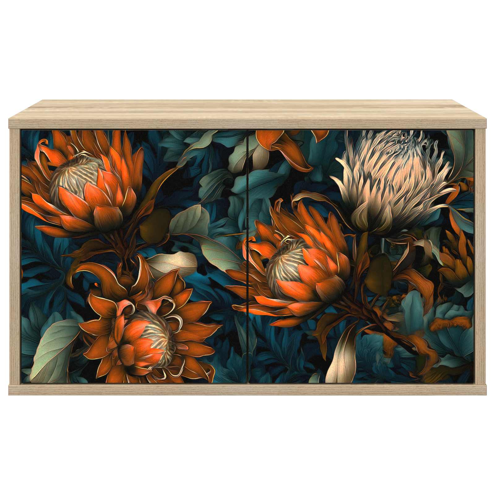 vidaXL Wall-mounted TV Cabinet LOCHEM 69 x 33 x 40 cm Sonoma Oak 3
