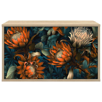 vidaXL Wall-mounted TV Cabinet LOCHEM 69 x 33 x 40 cm Sonoma Oak 3