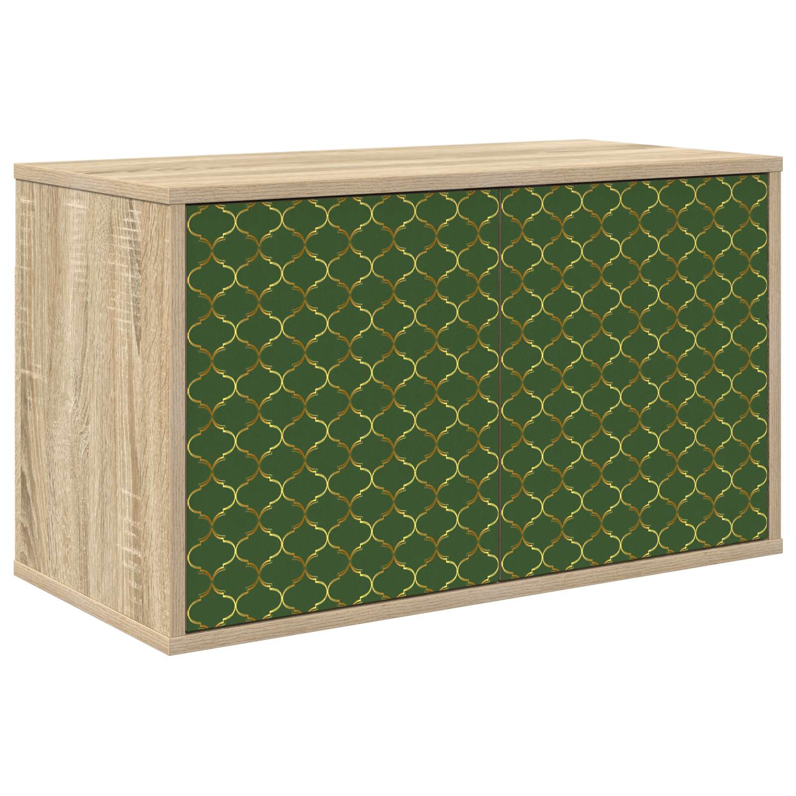 vidaXL Wall-mounted TV Cabinet GELEEN 69 x 33 x 40 cm Sonoma Oak 1