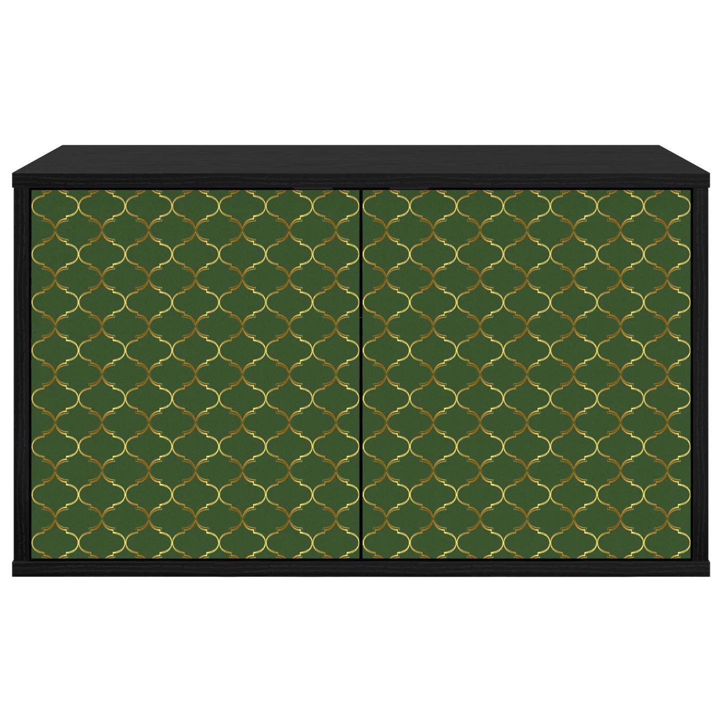 vidaXL Wall-mounted TV Cabinet GELEEN 69 x 33 x 40 cm Black Oak 3
