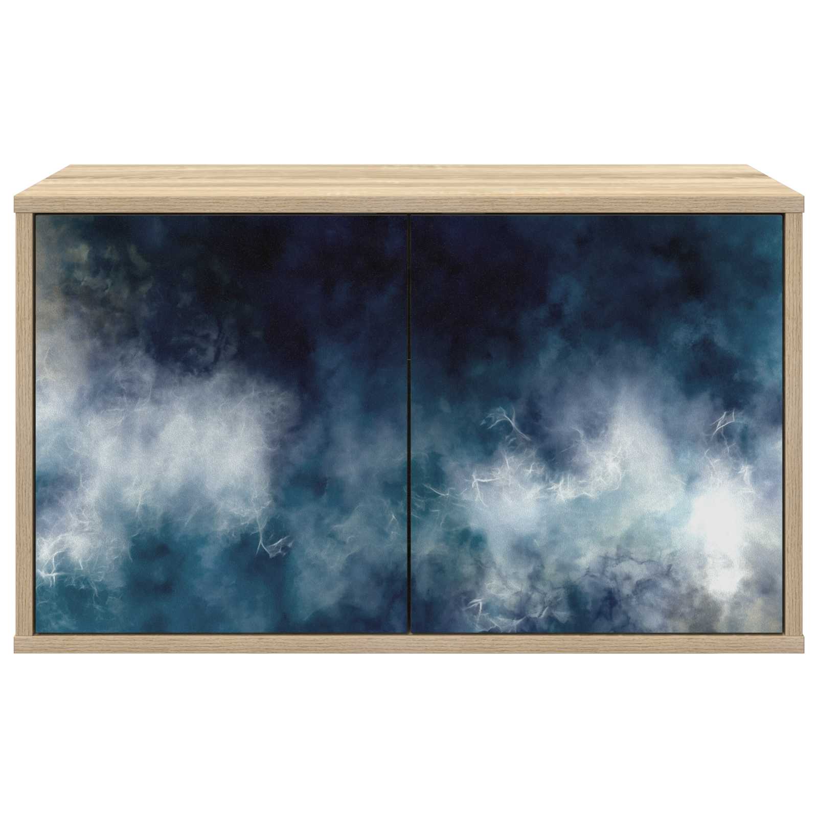 vidaXL Wall-mounted TV Cabinet RAALTE 69 x 33 x 40 cm Sonoma Oak 4