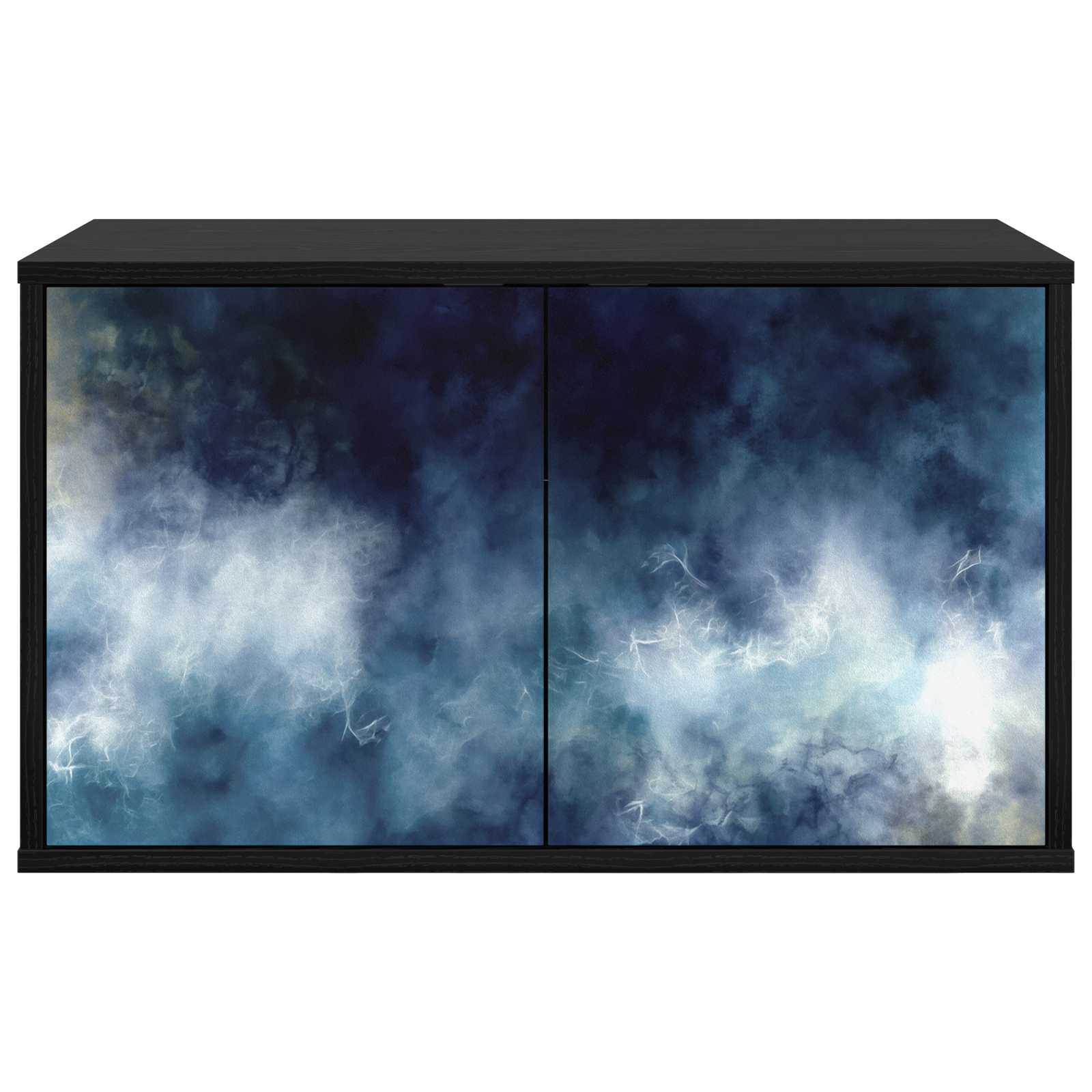 vidaXL Wall-mounted TV Cabinet RAALTE 69 x 33 x 40 cm Black Oak 5