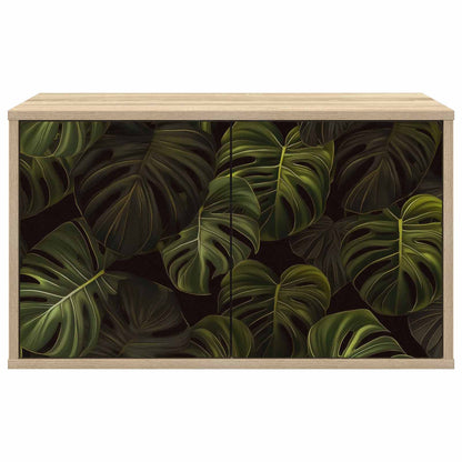 vidaXL Wall-mounted TV Cabinet ELBURG 69 x 33 x 40 cm Sonoma Oak 3