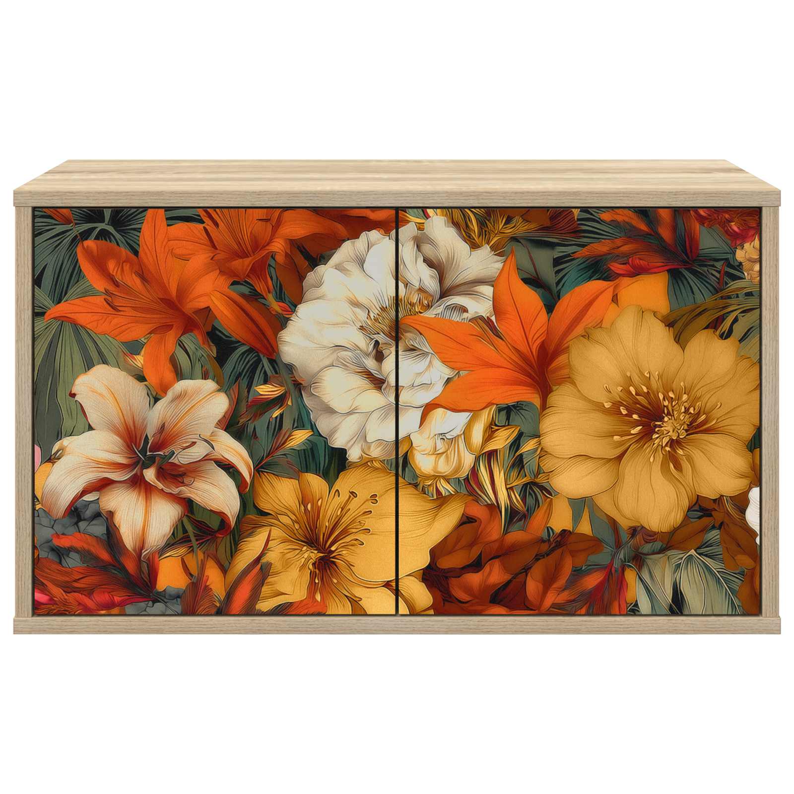 vidaXL Wall-mounted TV Cabinet GENNEP 69 x 33 x 40 cm Sonoma Oak 3