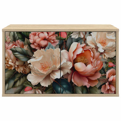 vidaXL Wall-mounted TV Cabinet BORNE 69 x 33 x 40 cm Sonoma Oak 3