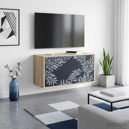 vidaXL Wall-mounted TV Cabinet DOKKUM 69 x 33 x 40 cm Sonoma Oak 1