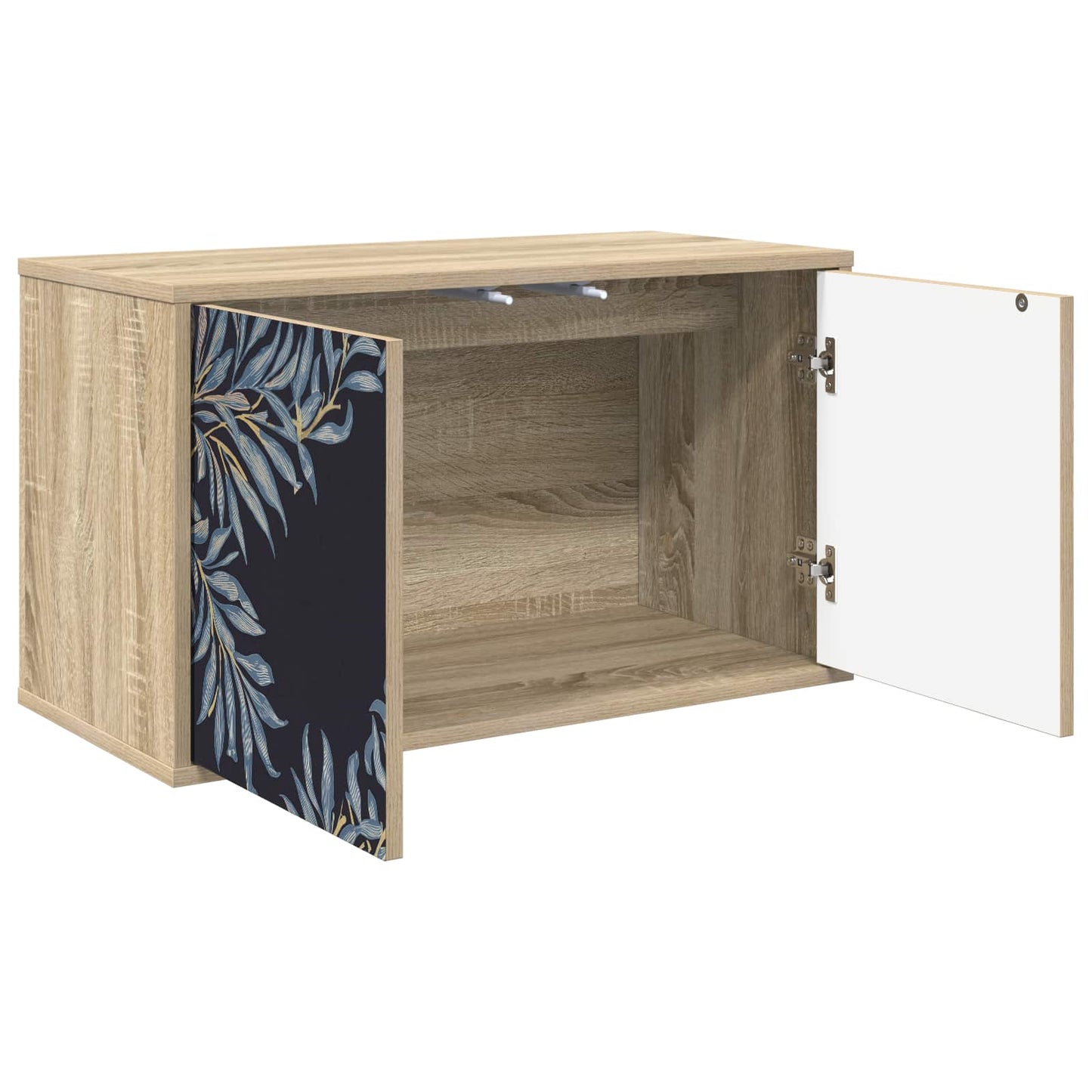 vidaXL Wall-mounted TV Cabinet DOKKUM 69 x 33 x 40 cm Sonoma Oak 3