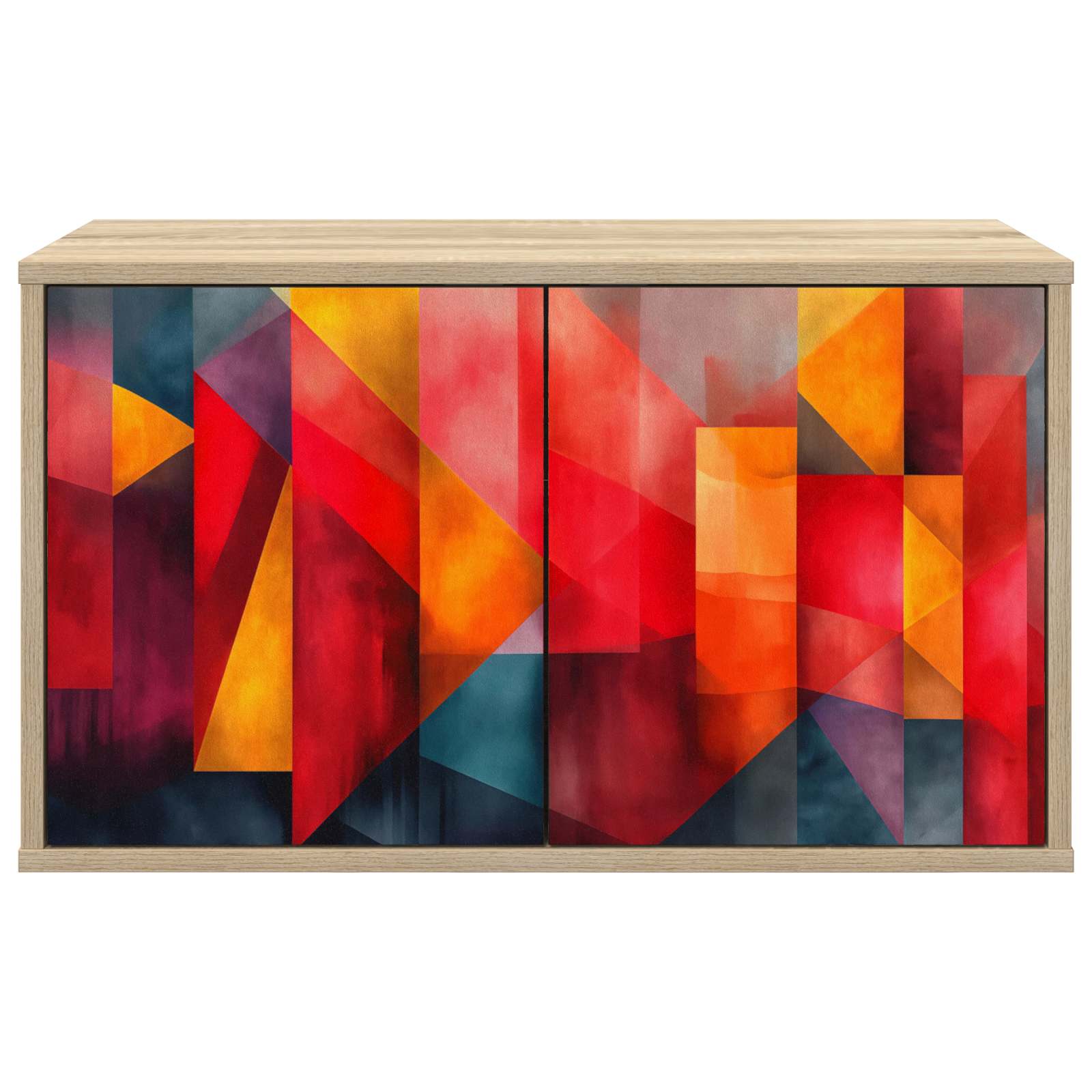 vidaXL Wall-mounted TV Cabinet HEESCH 69 x 33 x 40 cm Sonoma Oak 3
