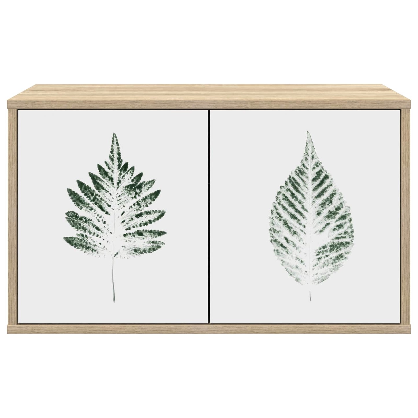 vidaXL Wall-mounted TV Cabinet HANAU 69 x 33 x 40 cm Sonoma Oak 3