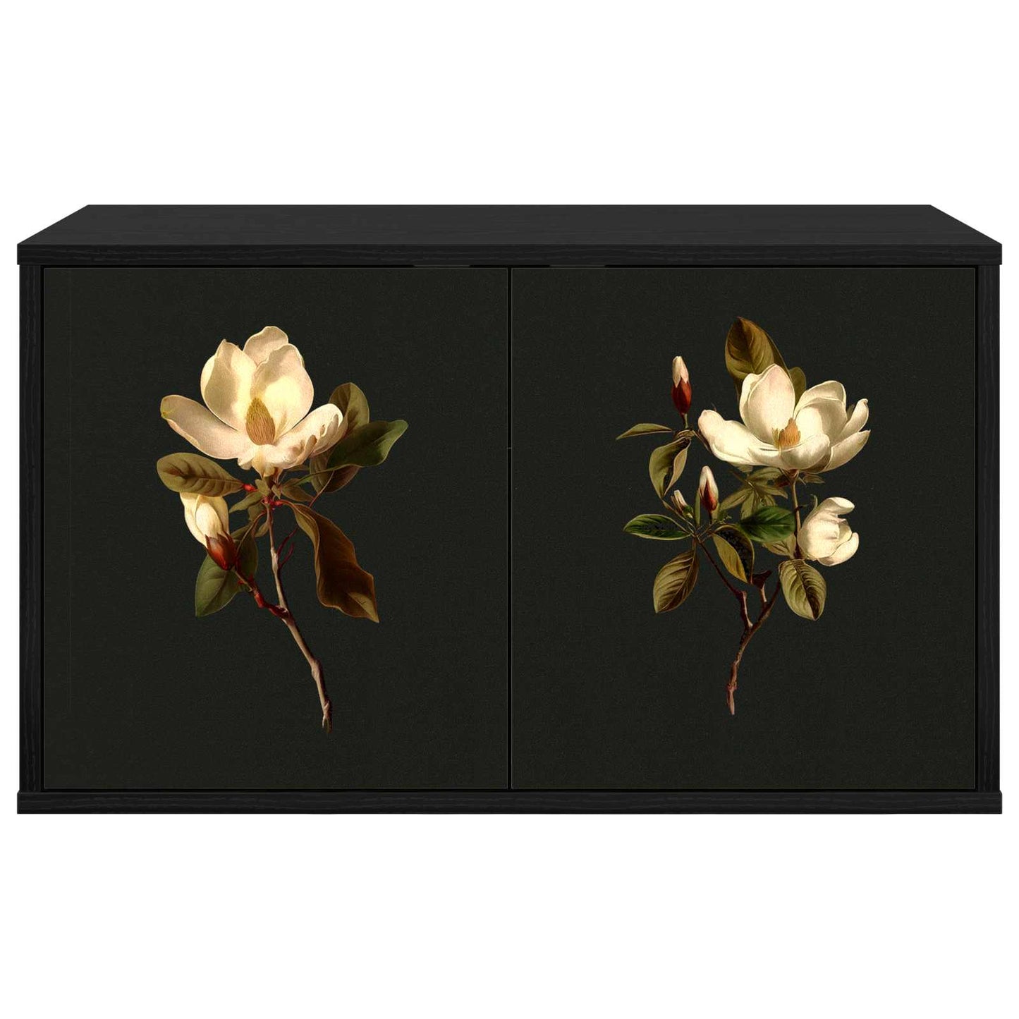 vidaXL Wall-mounted TV Cabinet BREMEN 69 x 33 x 40 cm Black Oak 3