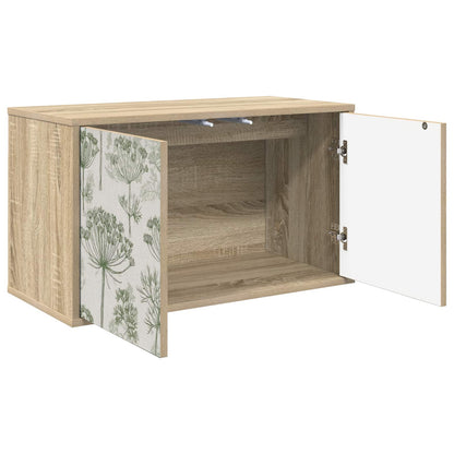 vidaXL Wall-mounted TV Cabinet GOTHA 69 x 33 x 40 cm Sonoma Oak 2