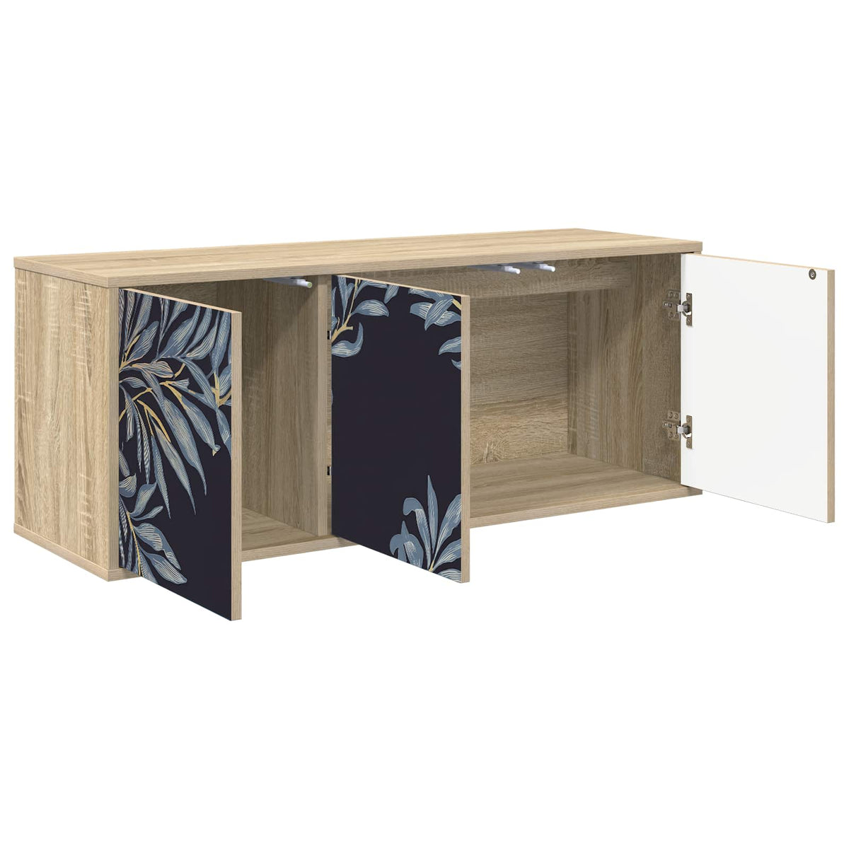 vidaXL Wall-mounted TV Cabinet DOKKUM 102 x 33 x 40 cm Sonoma Oak 3