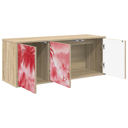 vidaXL Wall-mounted TV Cabinet AACHEN 102 x 33 x 40 cm Sonoma Oak 3