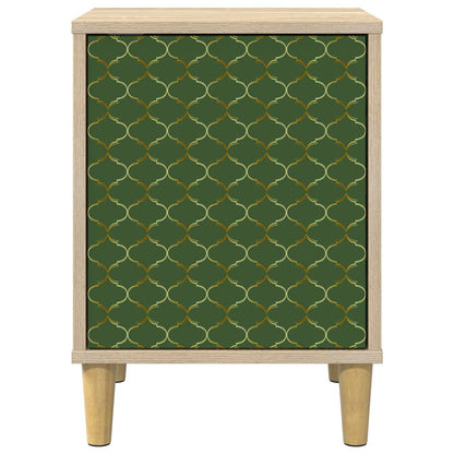 vidaXL Bedside Cabinet GELEEN 2 pcs Sonoma Oak 36 x 33 x 50 cm 6