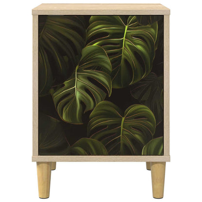 vidaXL Bedside Cabinet ELBURG 2 pcs Sonoma Oak 36 x 33 x 50 cm 6