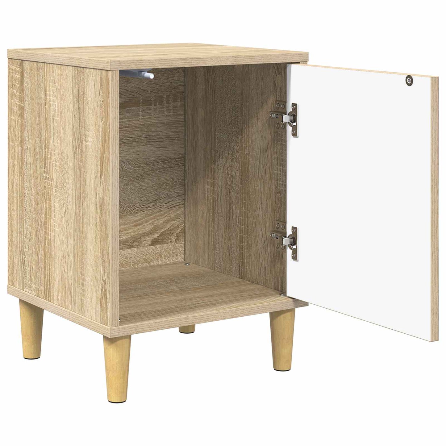 vidaXL Bedside Cabinet HANAU 2 pcs Sonoma Oak 36 x 33 x 50 cm 5