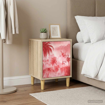 vidaXL Bedside Cabinet AACHEN 2 pcs Sonoma Oak 36 x 33 x 50 cm 4